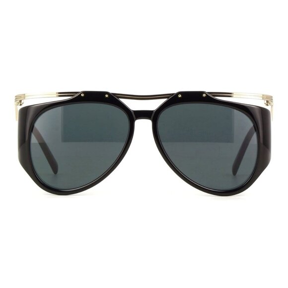 New SAINT LAURENT Black Aviator SL M137 Amelia 001 Sunglasses Women - Picture 2 of 4